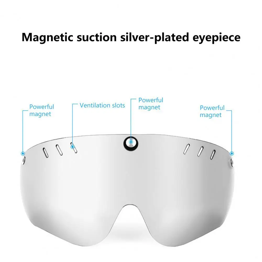 

Durable Bicycle Helmet with Detachable Magnetic Goggles LED Back Light EPS Cycling Helmet Vibrant Colors for Cycling