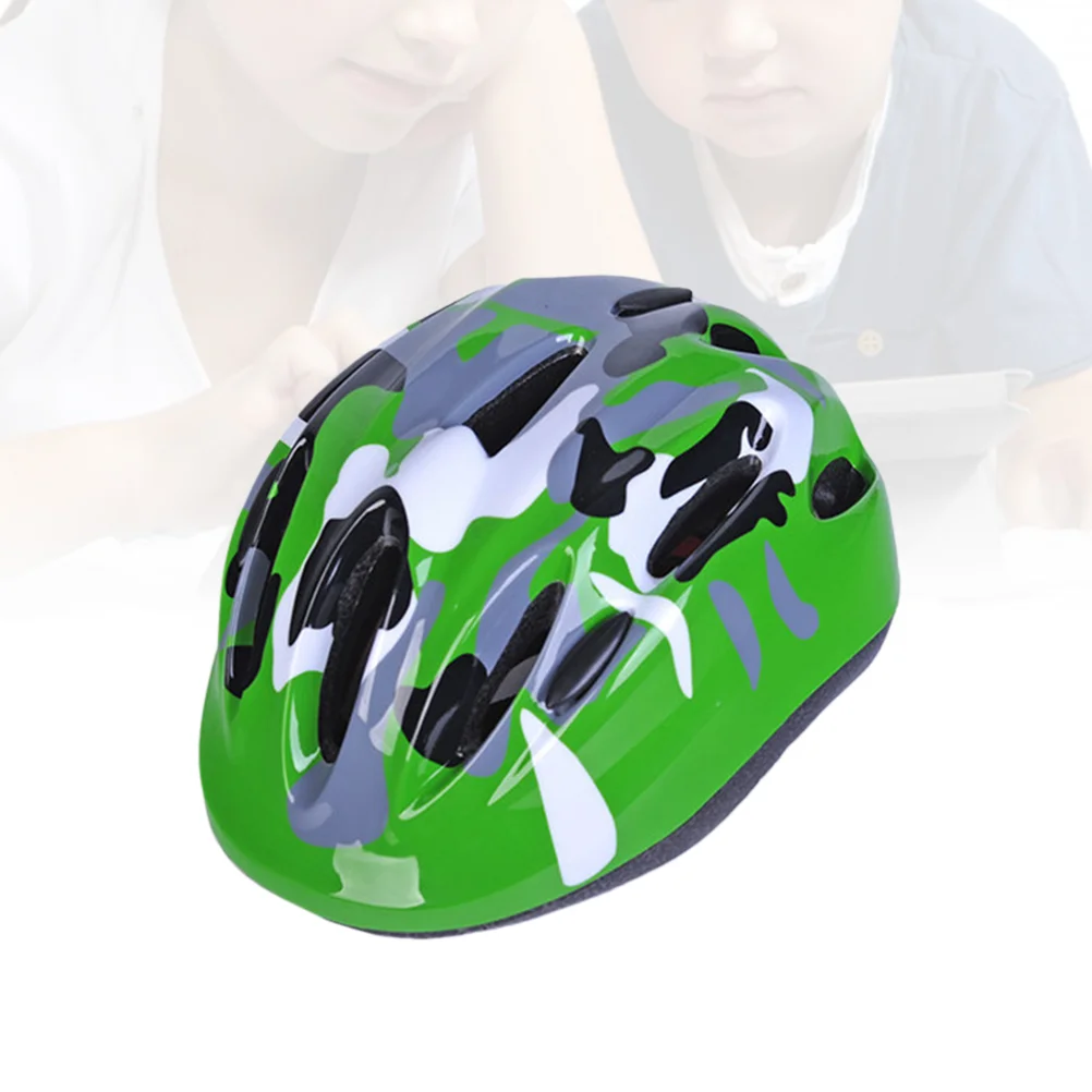 

Children's Thicken Bike High Density Cartoon Skating Child Cycling Riding Kids (Green)