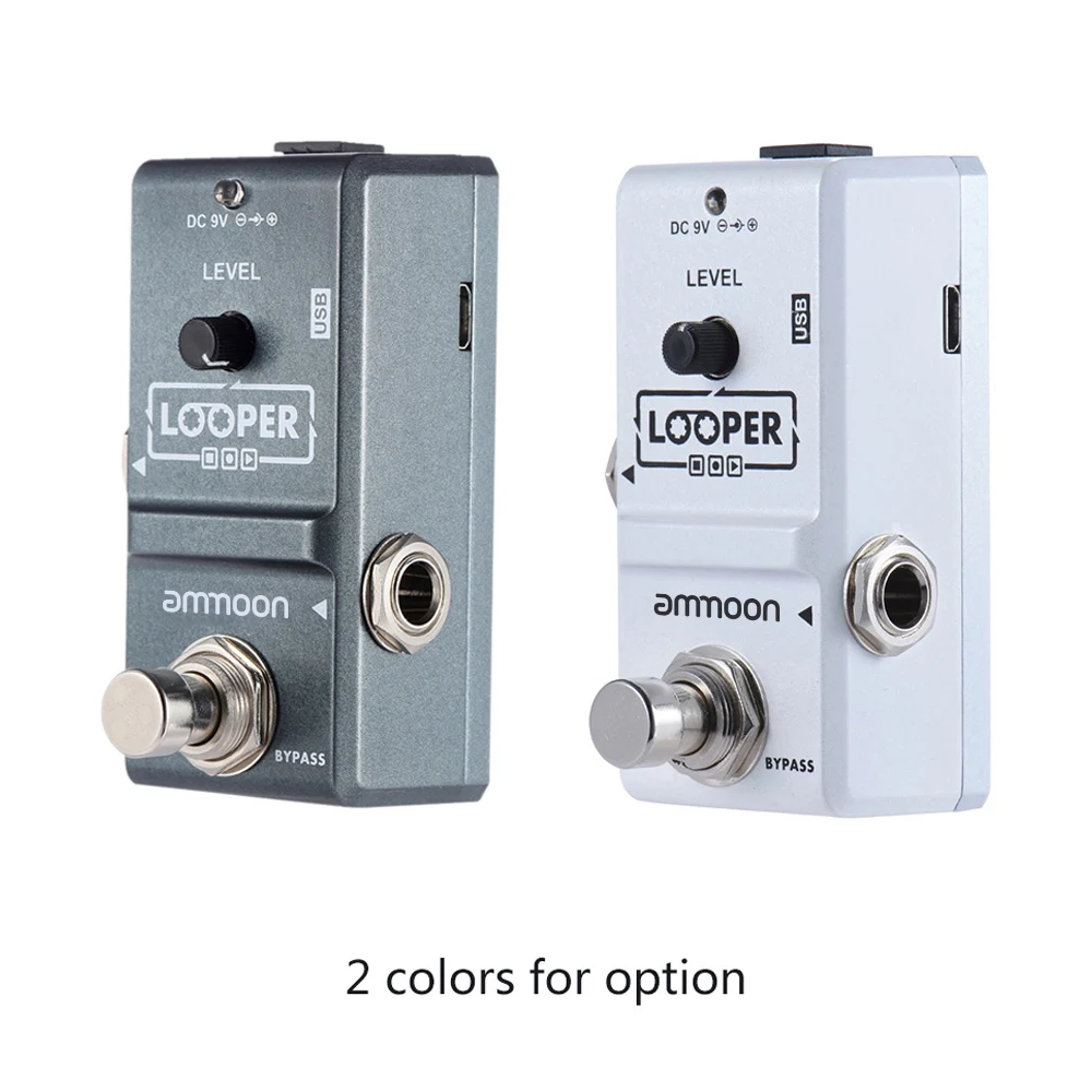 Ammoon AP-09 Nano Loop педаль эффектов для электрогитары Looper True Bypass неограниченная запись
