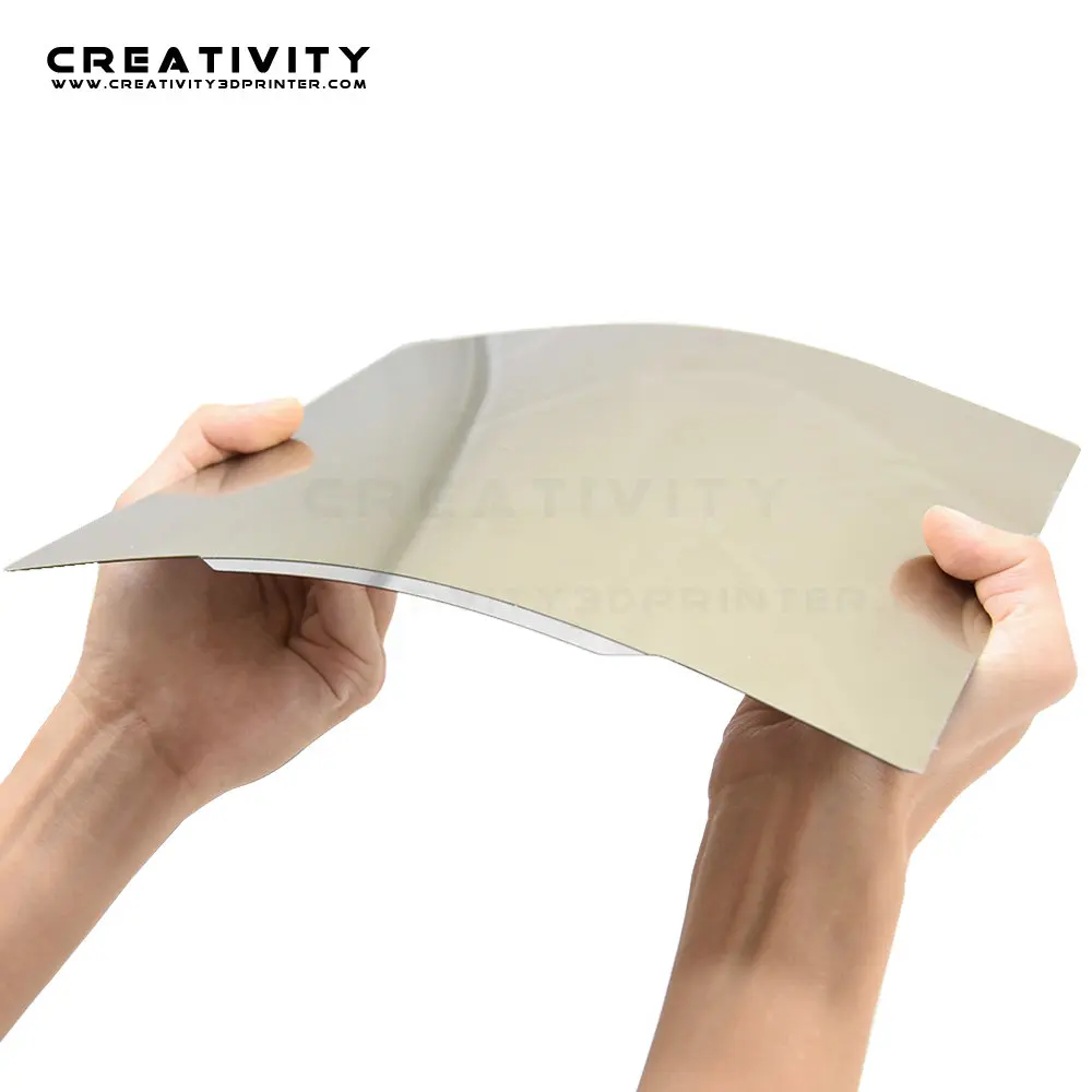 3D принтер Heatbed PEI удаление наклеек Spring стальной лист предварительно нанесенный Flex