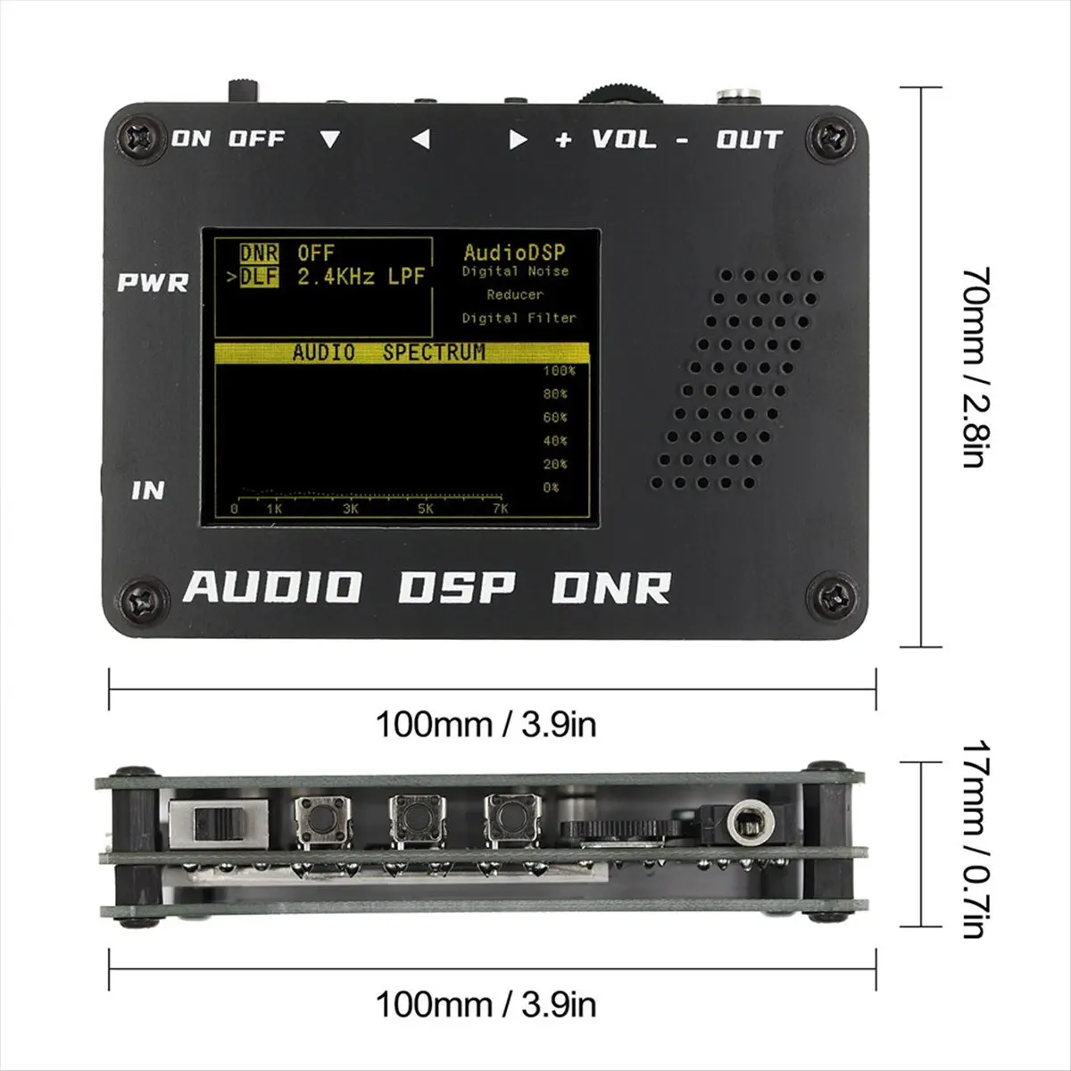Фото Цифровой фильтр шумоподавления DNR для SSB-радио ICOM + динамик-DT30 №5