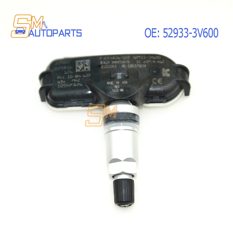 Фото Датчик контроля давления в шинах TPMS 52933-3V600 для Hyundai Grandeur i40 Rio Hi-Line Azera HG 2014 2015 2016 2017 (1 шт.) №2