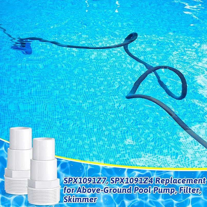 

3,8 см/1,5 дюйма пвх трубный фитинг адаптер резьбовой шланг фитинги соединительное оборудование подходит для Hayward SPX1091Z7 SPX1091Z4