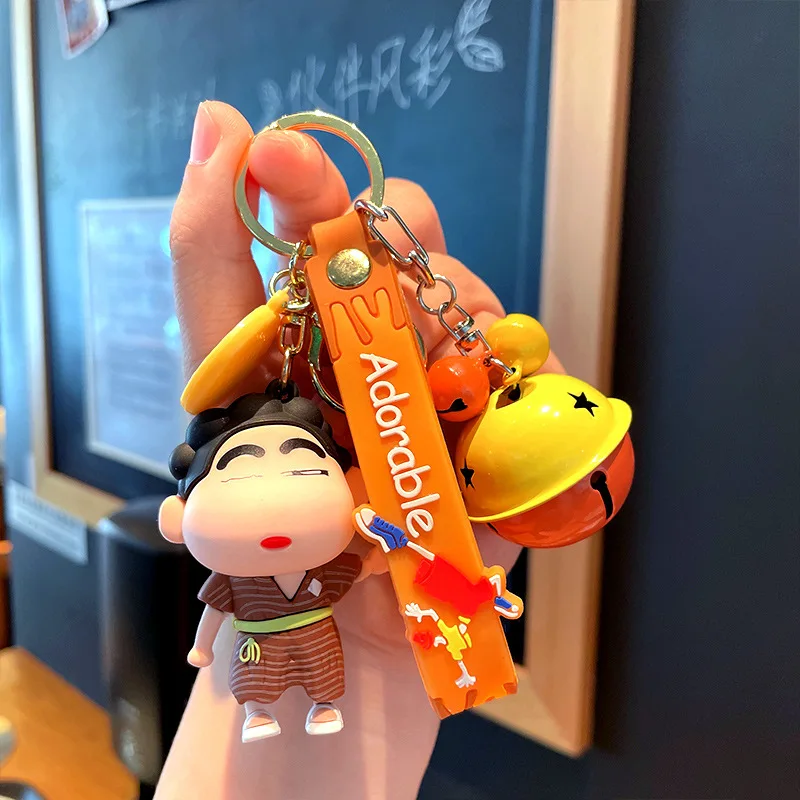 Crayon Shin-chan креативный строительный брелок Kawaii Подвеска Аксессуары подарок на день