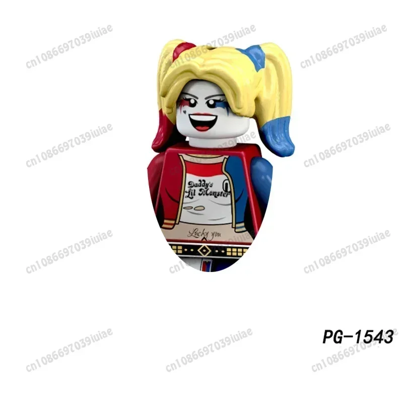 Clown Poison Ivy Batman Harley Quinn Catwoman Robin Bricks Cartoon Character building block Boy Birthday Present