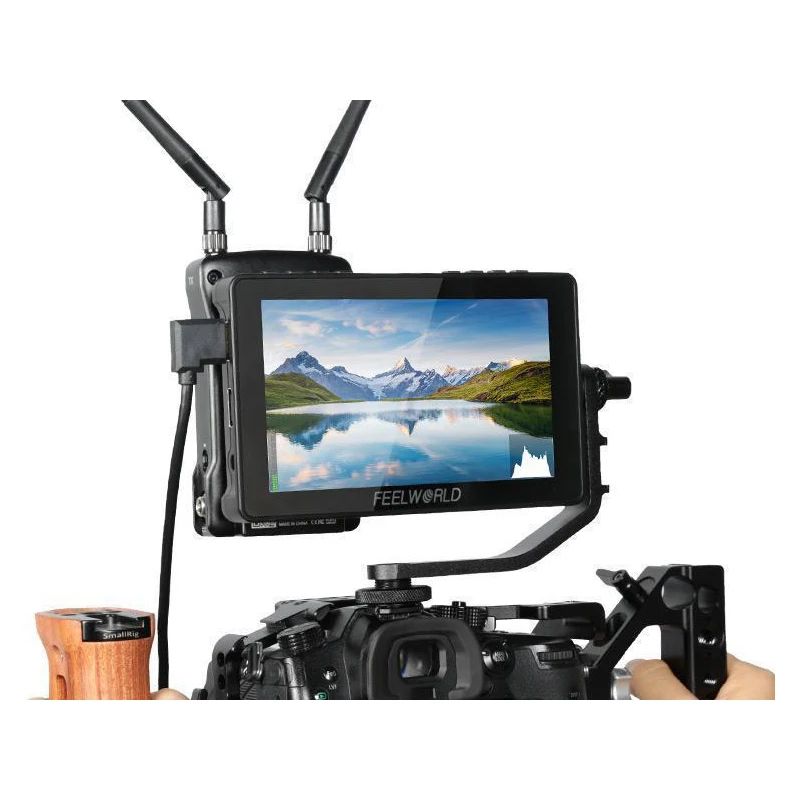 Купи Touch Screen DSLR Camera Field Director Monitor with 3D Lut 4K HDMI External Wireless Image Transmission за 9,505 рублей в магазине AliExpress