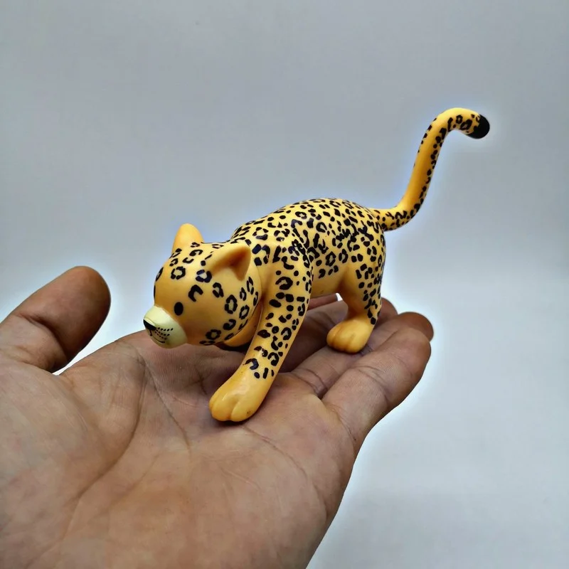 Genuine Figure Cheetah Zebra Monkey Chimpanzee Ornaments Accessories Children's Lovely Wildlife Model Toy |