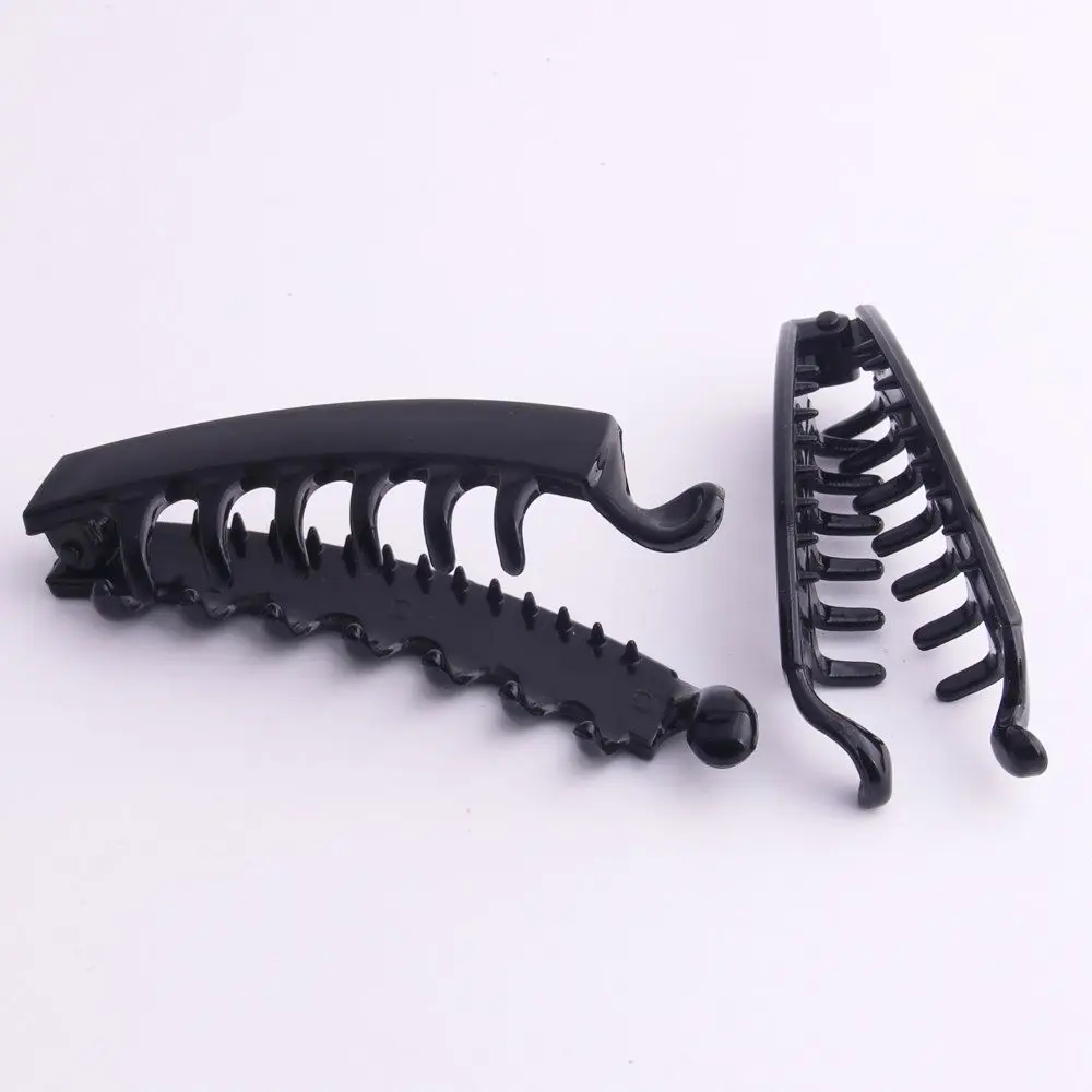 

Banana Clip Hair Claw Clip Black Hairpin for Women Girls Pony Tail Holder Headwear Hair Accessories Barrettes Hair Grip
