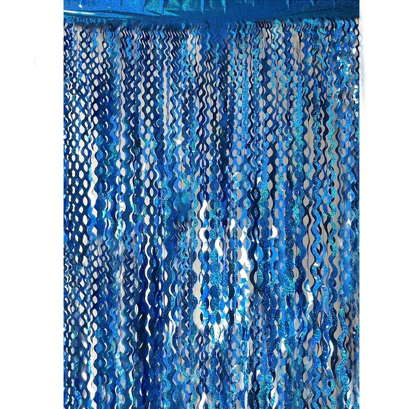 Лазерная занавеска с бахромой 1 м * 2