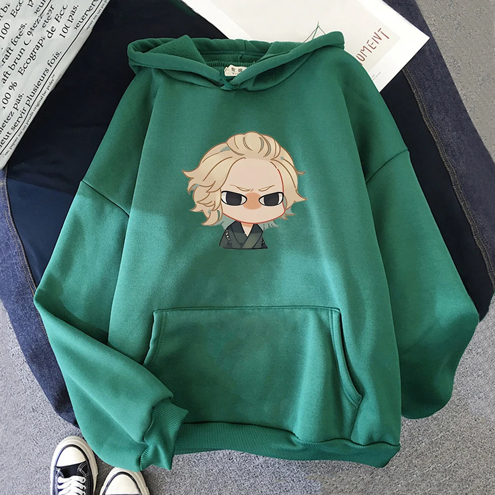 

Japan Tokyo Revengers Manjiro Mikey Manga Hoodie Men Pullover Anime Oversized Crewneck Sweatshirt Loose Cosplay Plus Size Tops