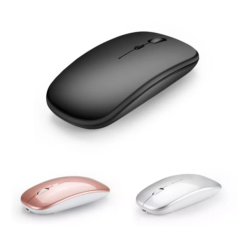 

Wireless 2.4G Mouse Ultra-thin Silent Mouse Mice Rechargeable Portable USB Mice1600DPI Silent Mouse Wirless for PC laptop
