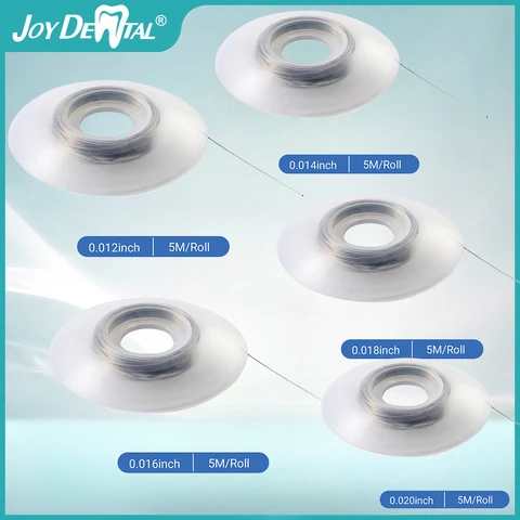 JOY DENTAL ортодонтическая проволока NiTi прямая 0,012/0,14/0,16/0,18/0,02 5 м