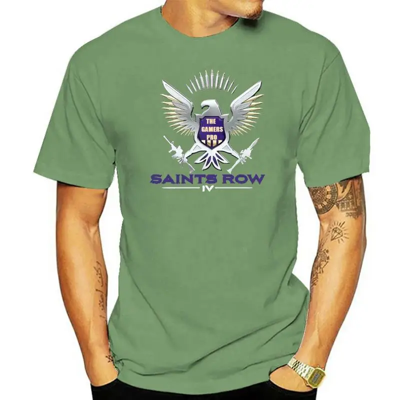 

New Saints Row 4 Iv Famous Video Games Men'S Black T-Shirt Size S To 3Xl New Trends Tee Shirt