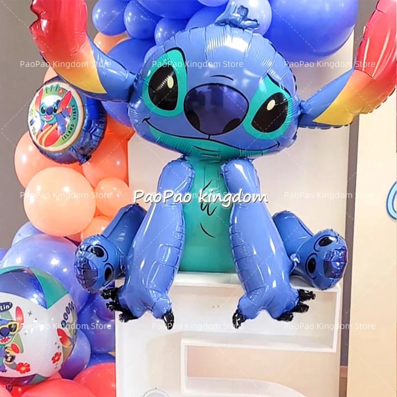 

New Lilo & Stitch Balloons Party Sitich Aluminum Film Balloon Set Baby Shower Birthday Party Decorations Kids Toy Gifts