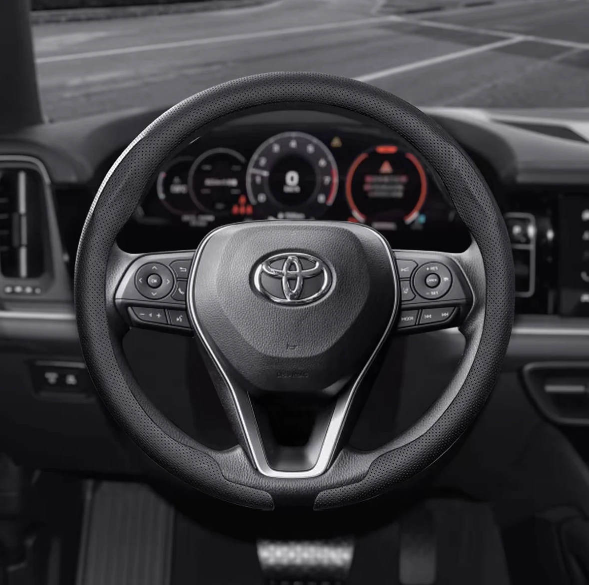 

Кожаный чехол на руль автомобиля Nappa для Toyota Camry RAV4 Corolla 86, Reiz Wish CHR Celica Vitz Yaris Avalon, автоаксессуары
