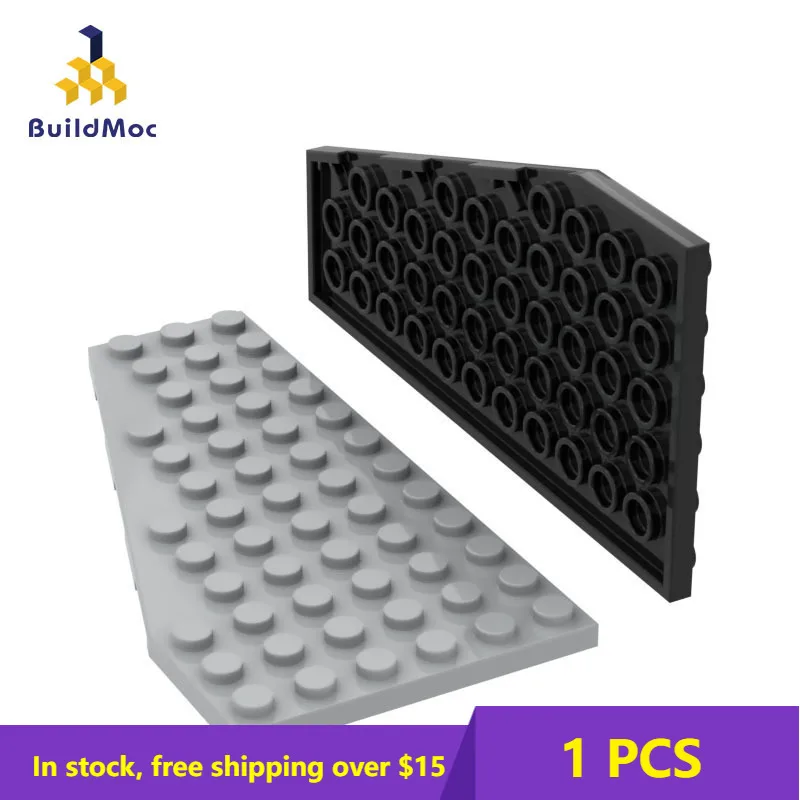 

1 PCS MOC Bricks Assembles Particles 30355 6x12 wedge plate left Building Blocks Parts DIY Educational gift Toys for children