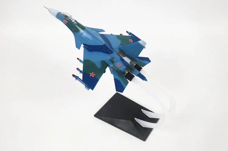 

1:72 ABS Static Simulation Aircraft model Russian Soviet Union-37 SU37 Fighter Airlines Assembled Military airplane model Plane