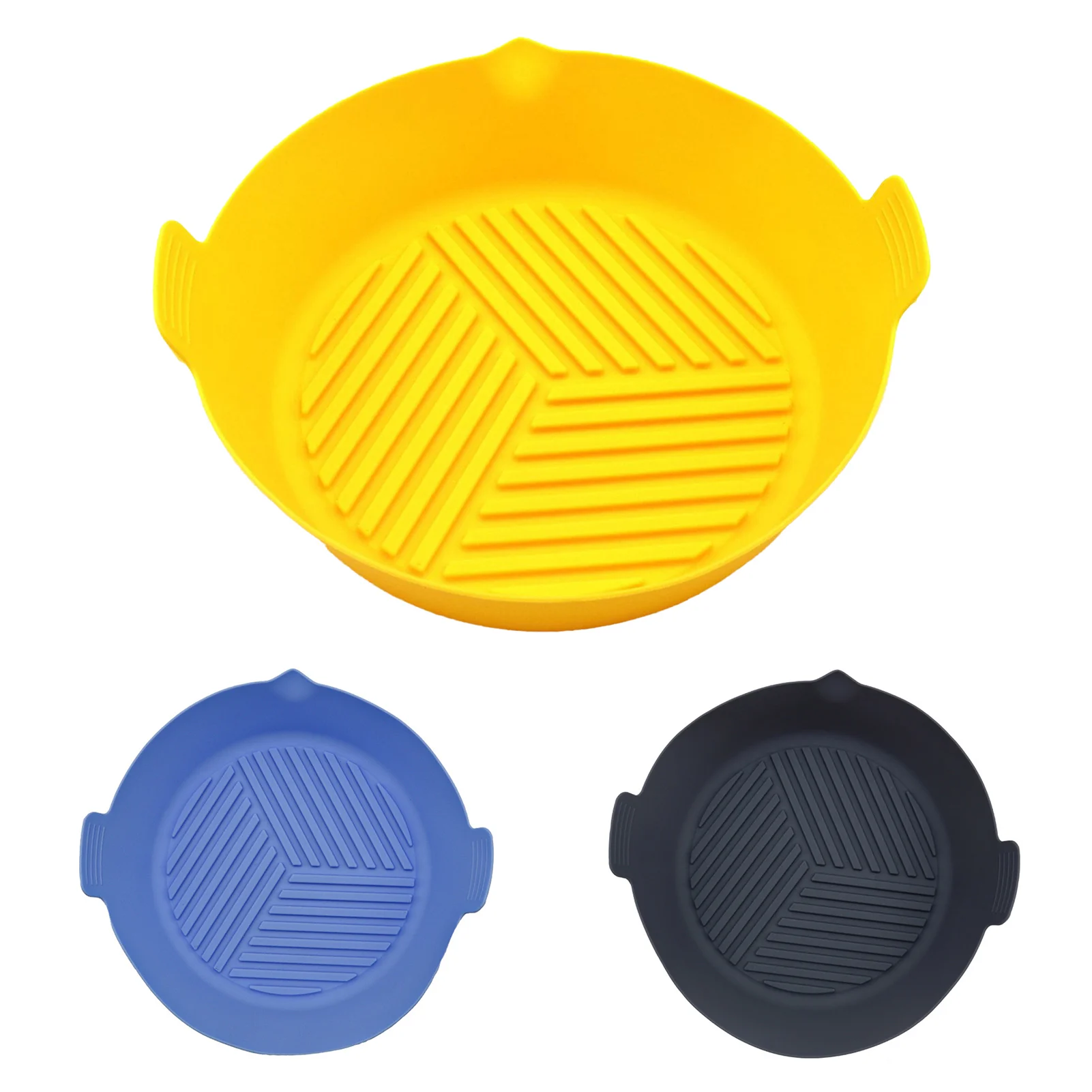 

Air Fryer Silicone Pot | Food Safe Air Fryers Oven Accessories | Replacement Of Flammable Parchment Liner Paper Reusable No More