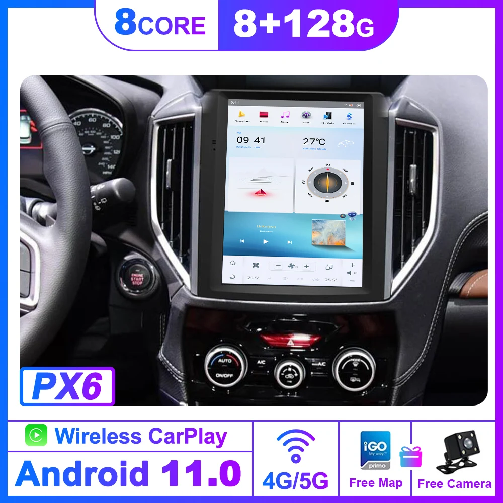 Автомобильный GPS-навигатор мультимедийный плеер для Subaru Forester XV 2018 2019 2020 Android