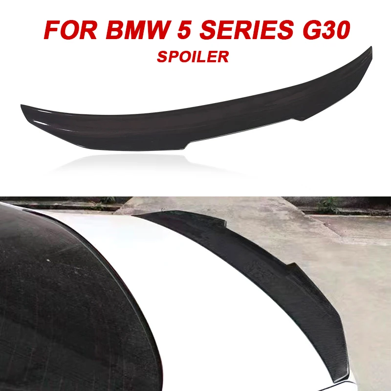 

Задний спойлер из АБС-пластика для BMW 5 серии G30 G38 PSM, черные аксессуары для багажника, крыши, хвостового крыла автомобиля 2018 2019 2020 2021 2022