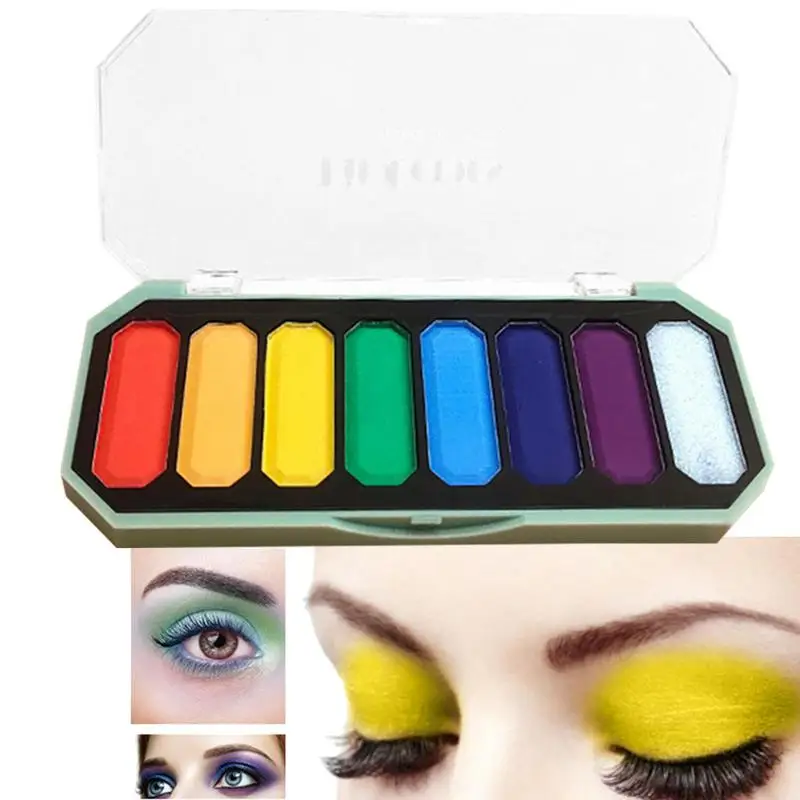 

8 цветов блестящие перламутровые блестки яркие тени для век блестящие стойкие водостойкие тени для век Макияж для различных стилей макияжа