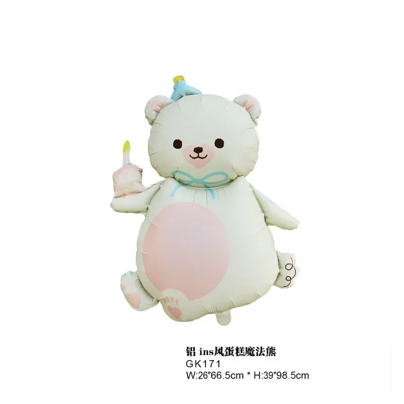 

Радужный торт медведь шарик MOONBIFFY