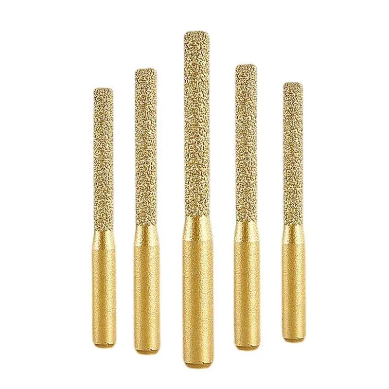 

Сверла алмазные с паяным сердечником диаметром 5 мм для мрамора, стекла, гранита, кварца, фарфора, плитки, резак для отверстий, пила, аксессуары, инструменты, 5 шт.