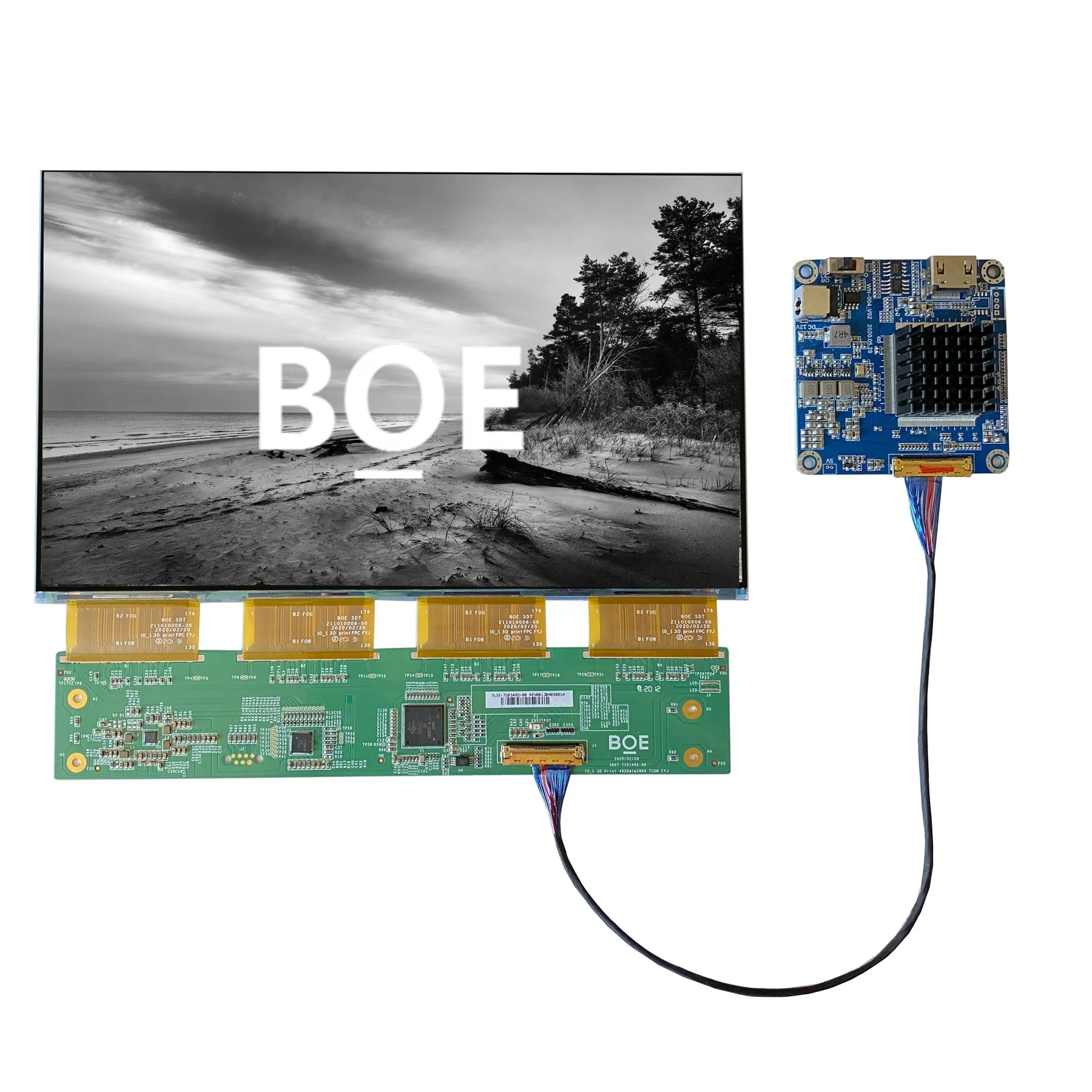 

BOE 10.1 inch 4920*2880 monochrome 3D printer Open-cell LCD