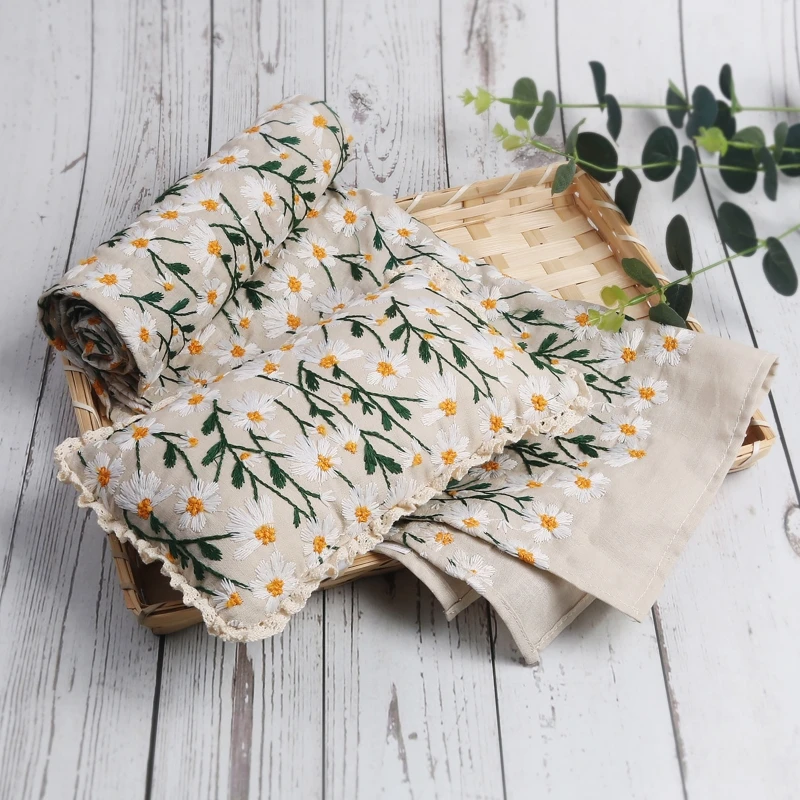 Тканевый комплект подушек с маргариткой для новорожденных аксессуары