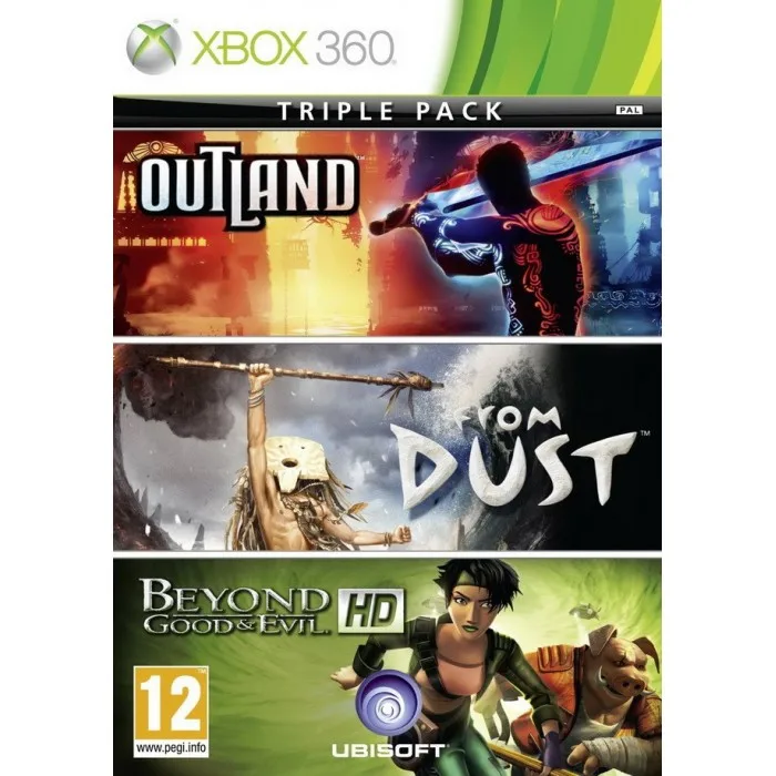 Игра Triple Pack: OutLand From Dust Beyond Good and Evil HD (Xbox 360) б/у (rus) |
