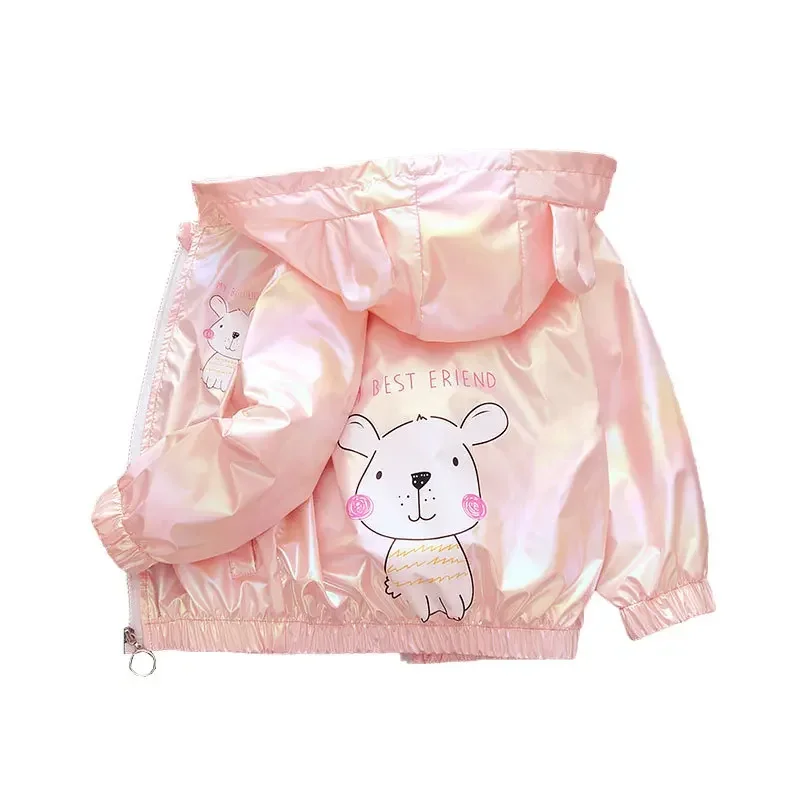 Модная весенне-осенняя детская одежда куртка с героями мультфильмов ветровка