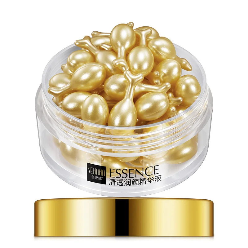 

30PCS/Box Anti Aging Remove Wrinkle Capsules Face Cream Dark Spot Remover Whiten Brighten Face Essence Hyaluronic Acid Skin Care