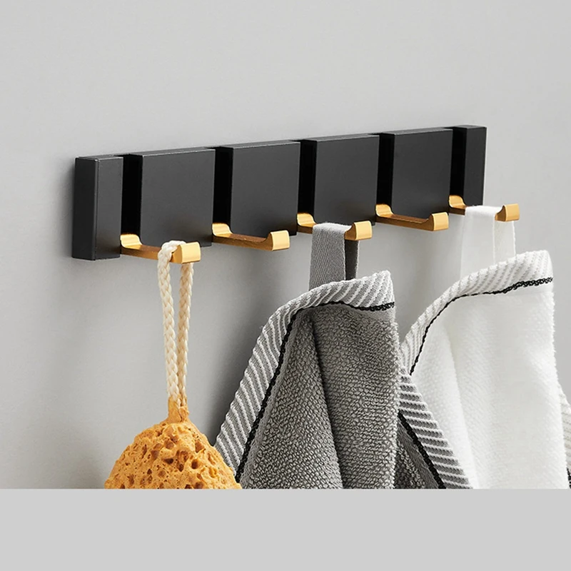 Складная вешалка для полотенец настенный держатель пальто кухни спальни 2