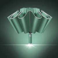 reverse automatic folding umbrella parasol light mens portable umbrella outdoor rain gear windproof parapluie gift for man