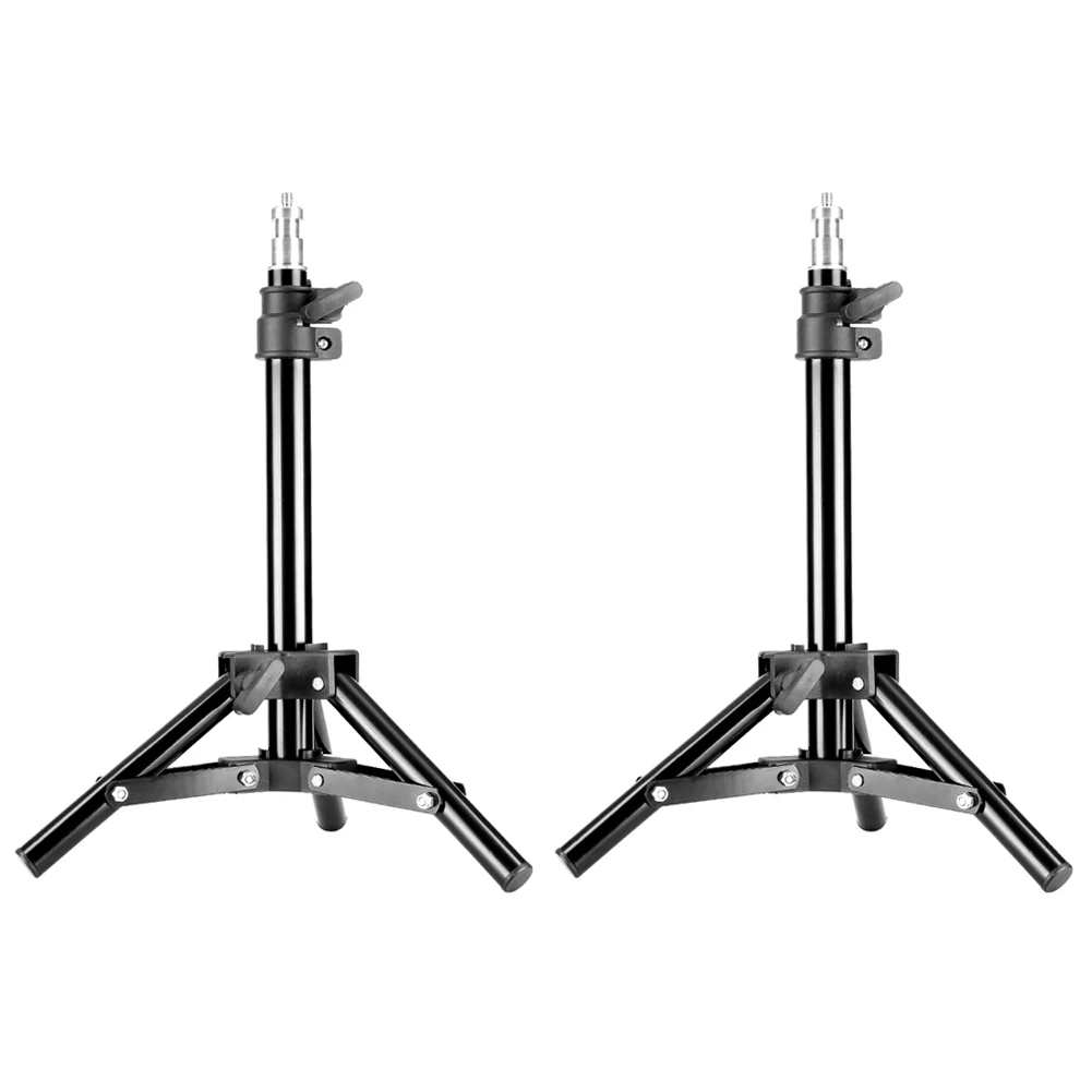 

Neewer Mini Set of Two Aluminum Photography Back Light Stands with 32"/80cm Max Height for Relfectors, Softboxes, Lights,
