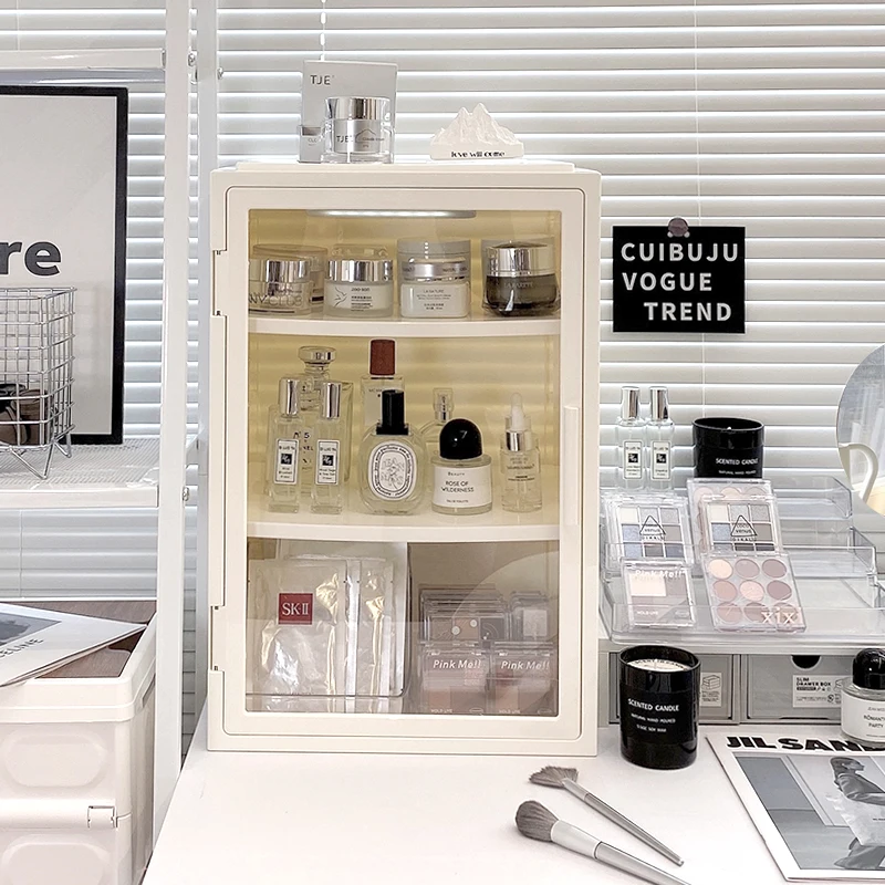 

Large Products Makeup Boxs Artist Women Compartment Perfume Box Storage Organizer Lipstick Organizador Hogar Household Items