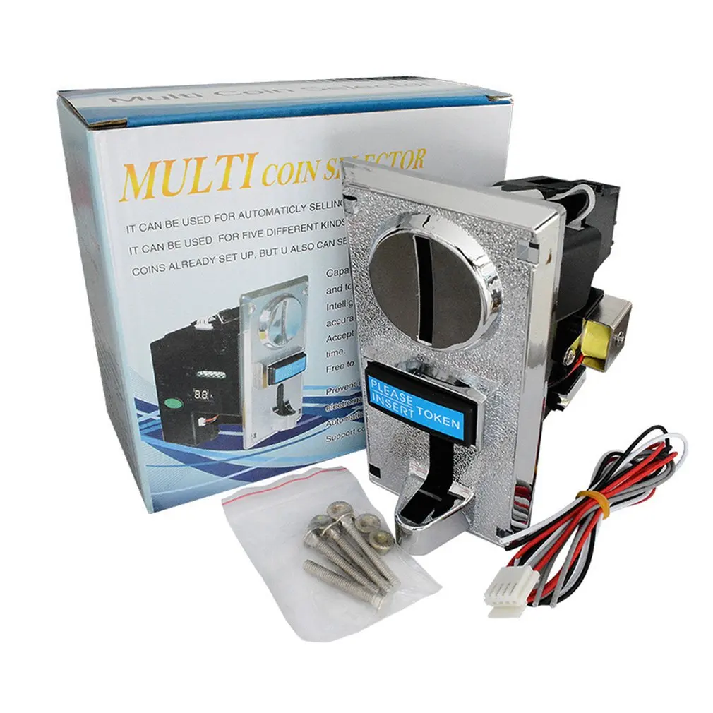 

Gambling Machine 6 Different Coins Of Multi Coin Selector Acceptor Support Multi Signal Output Jamma Arcade Game Machine Parts