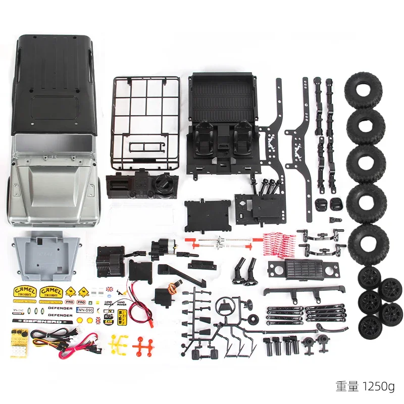 RBR/C MN99SK Four-Wheel Drive 4WD Off-Road Climbing Car Upgrade KIT Version Turn Signal Remote Control RC Toys Model