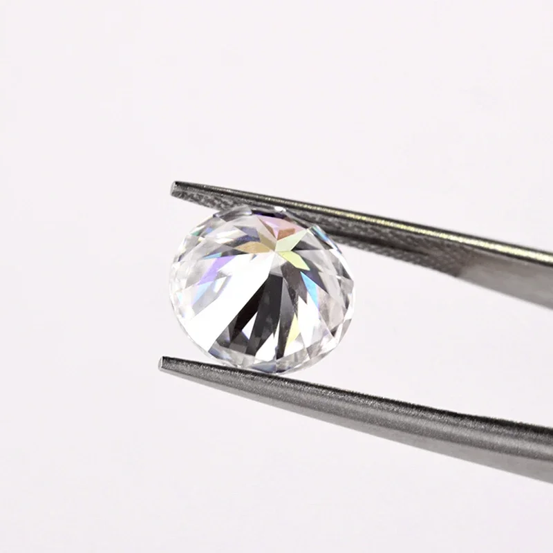 Кольцо из 18-каратного золота с обнаженными бриллиантами D-color VVS 0 5-30 карат