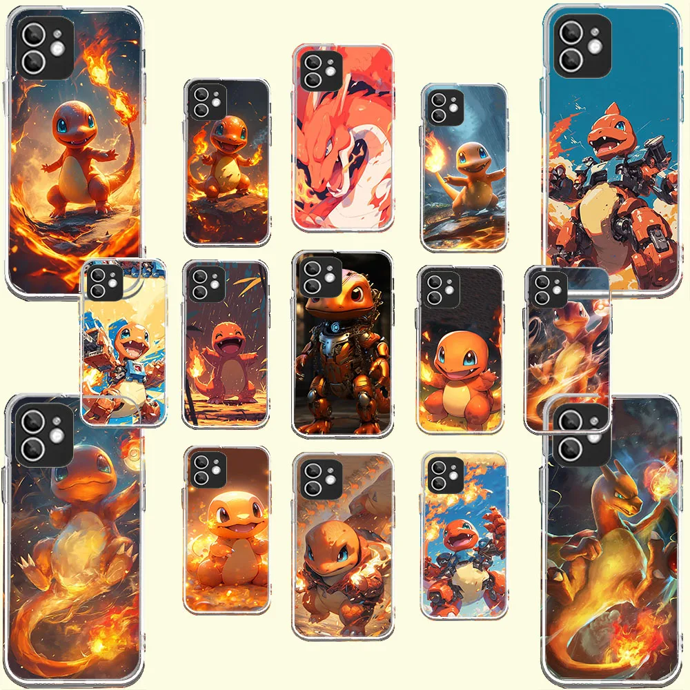 Прозрачный силиконовый чехол WBA-2 Pokemon Charmander для LG K9 10 11 12 22 30 40 41 50 51 61 62 Plus Prime Max