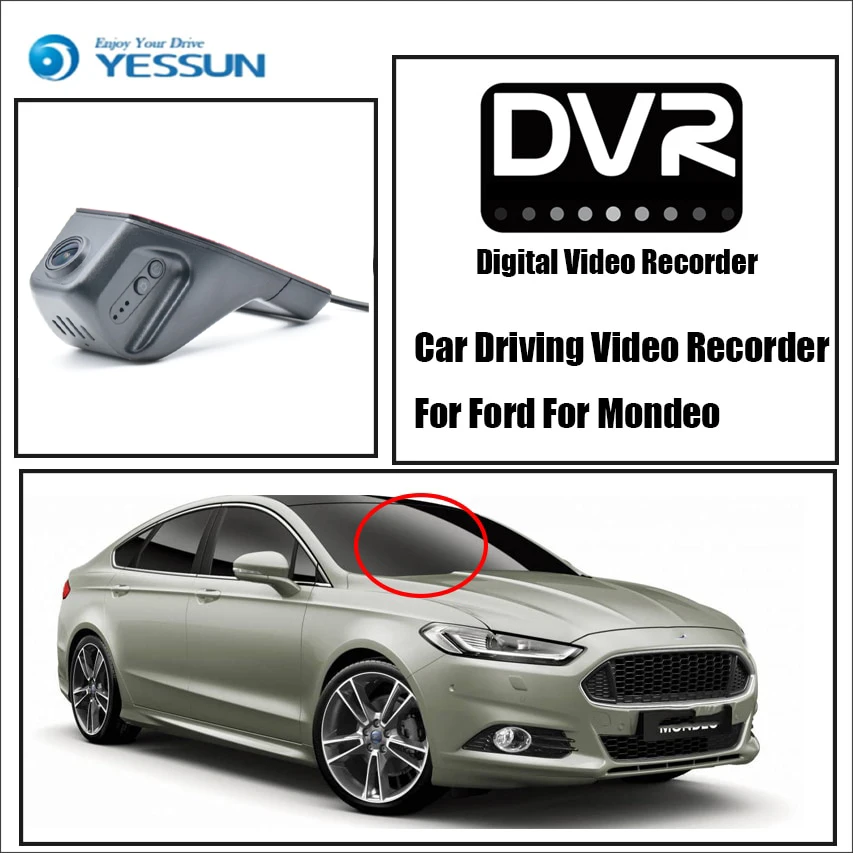 

YESSUN Car DVR Digital Video Recorder For Ford Mondeo HD 1080P Front Camera Dash Not Reverse Parking Camera