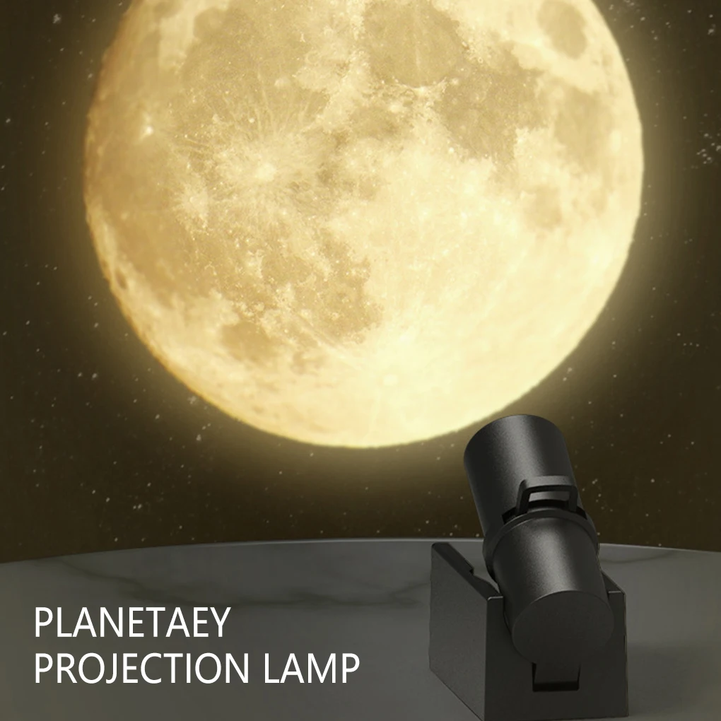 

Hotel Romantic Earth Moon Projection Lamp Decoration Living Room Bedroom Background Projector Light Lighting Accessories