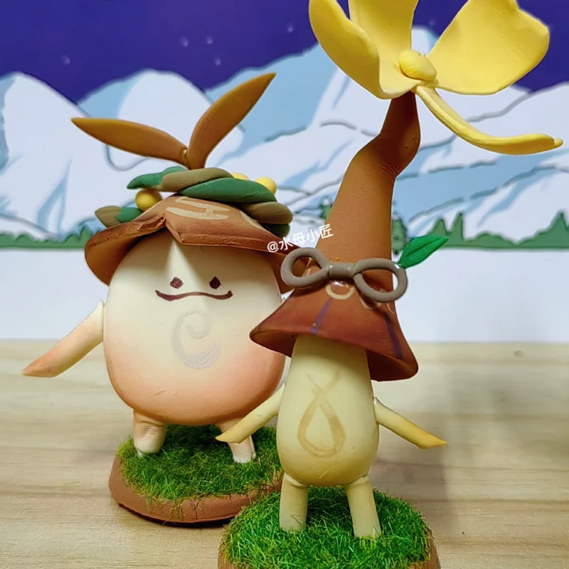 

Аниме аранрара верующие из травы, Бог нахида-буер, ударная фигурка Genshin 7 см, кавайная игрушка Q, фигурная глина, модель в подарок