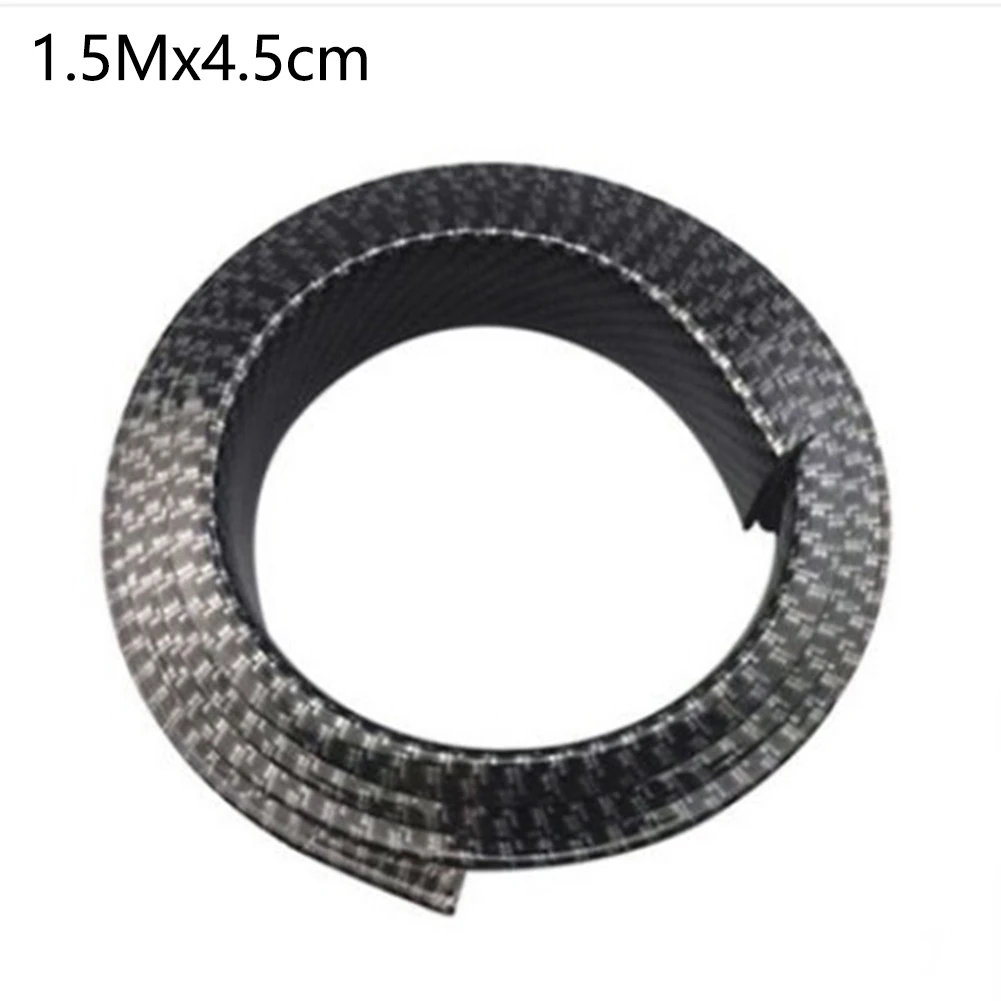 

1.5M Universal Car Carbon Fiber Fender Flare Wheel Eyebrow Protector Arch Trim Decoration For Most Cars Trucks SUVs Stickers