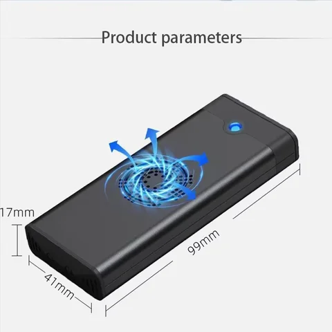 KEBIDU алюминиевый корпус для SSD M.2 с вентилятором