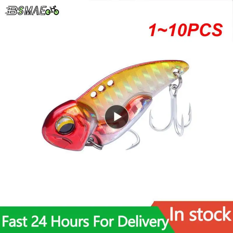 

1~10PCS Castfanatic 17g/13g Metal VIB Lures MZ55 Lipless Blade Bait With Tail Jig Spinner Sinking Wobblers Fishing Artificial