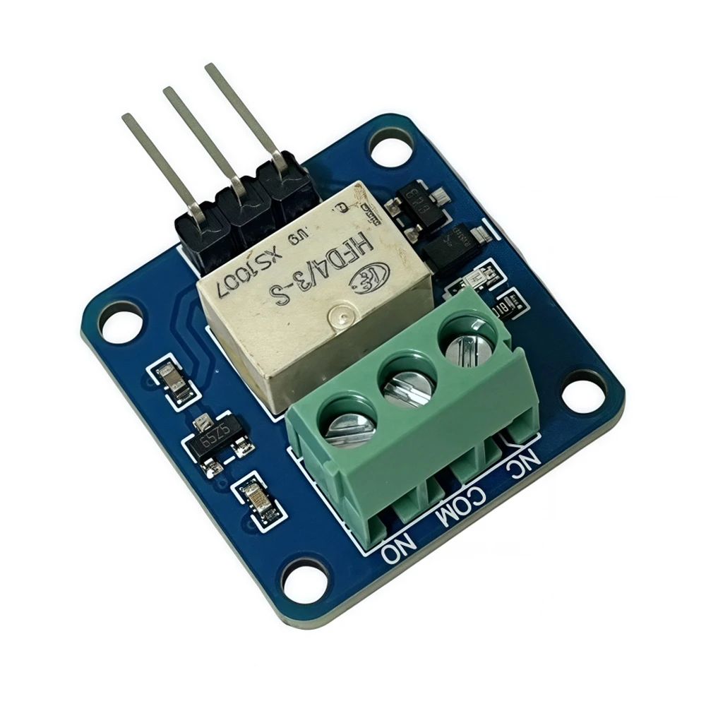 Фото Релейный модуль HFD4/3-S, тонкий 3,3 5 В STM32 51, релейная плата микроконтроллера для переключения сигнала или управления ВКЛ-ВЫКЛ №2