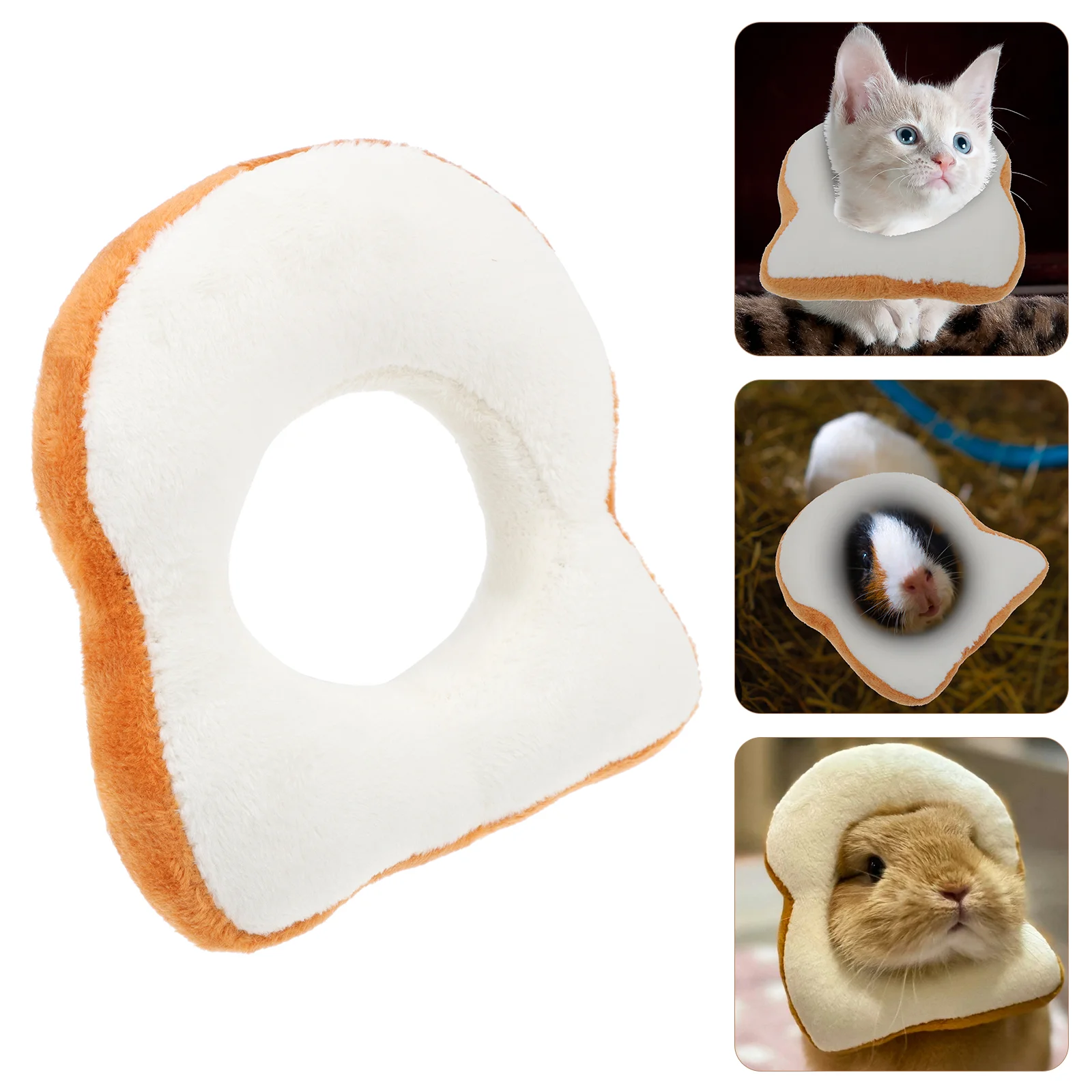 

1pc Toast Shape Pet Hat Adorable Pet Autumn Winter Hat Dress Costume