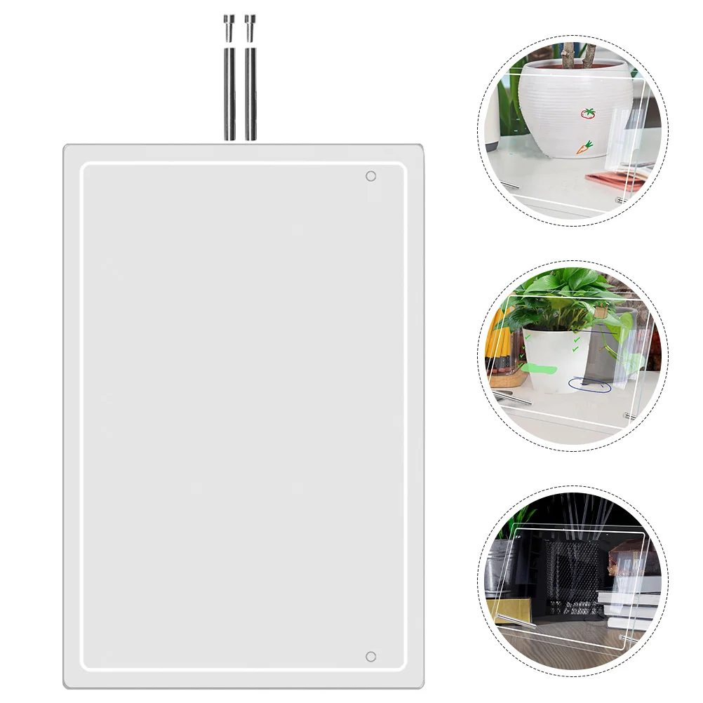 

Transparent Writing Board Dry Erase Table Whiteboard Desktop Office Acrylic Menu Multi-function Memo Calendar Tabletop Writable
