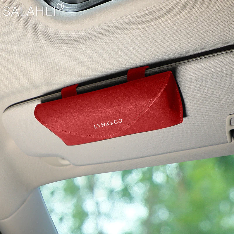 

Car Sun Visor Storage Glasses Clip Sunglasses Bracke For Lynk&Co 03-PHEV 05 09 01 06 02 03 Eyeglass Holder Interior Accessories